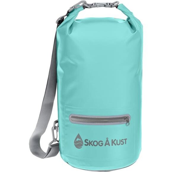 Waterproof Floating Dry Bag with Exterior Zippered Pocket for Kayaking, Rafting main image 9